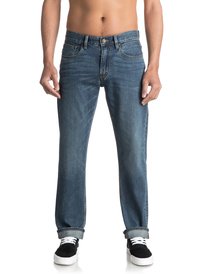 quiksilver, Классические джинсы Sequel Medium Blue, MEDIUM BLUE (bygw) Sequel Medium Blue - Regular Fit Jeans EQYDP03344