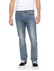 quiksilver, Прямые джинсы Revolver Salty Stone, SALTY STONE (bfgw) Revolver Salty Stone - Straight Fit Jeans for Men EQYDP03356