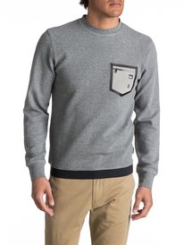 quiksilver, Толстовка на молнии Kurow, LIGHT GREY HEATHER (sgrh) Kurow - Technical Sweatshirt EQYFT03665