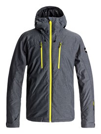 quiksilver, Сноубордическая куртка Mission Plus, BLACK (kvj0) Mission Plus - Snow Jacket for Men EQYTJ03134