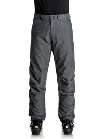 quiksilver, Сноубордические штаны Estate, BLACK HEATHER (kvjh) Estate - Snow Pants for Men EQYTP03064