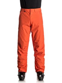 quiksilver, Сноубордические штаны Estate, MANDARIN RED (nms0) Estate - Snow Pants for Men EQYTP03064