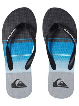 quiksilver, Molokai Highline Slab - Chanclas para Chicos, BLACK/BLUE/GREY (xkbs) Molokai Highline Slab - Flip-Flops for Boys AQBL100263