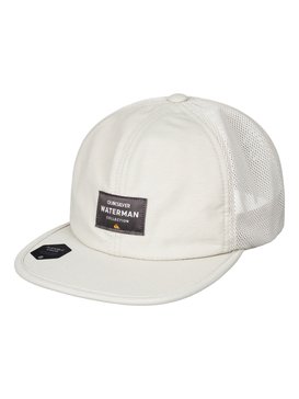 quiksilver, Waterman Surf Runner Trucker Hat, KHAKI (ckk0) SURF RUNNER AQMHA03066
