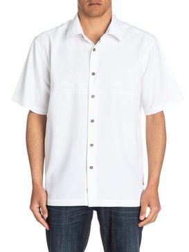 quiksilver, Waterman Tahiti Palms Short Sleeve Shirt, WHITE (wbb0) Waterman Tahiti Palms - Short Sleeve Shirt AQMWT03108