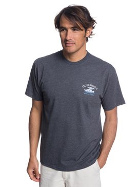 quiksilver, Waterman Todos Charger T-Shirt, CHARCOAL HEATHER (ktah) TODOS CHARGER QMT0 AQMZT03305