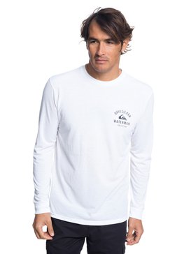 quiksilver, Waterman El Mahe Long Sleeve T-Shirt, WHITE (wbb0) EL MAHE LS QMUX AQMZT03319