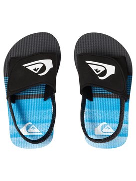 quiksilver, Molokai Layback Slide - Badeschlappen, BLACK/GREY/BLUE (xksb) Molokai Layback Slide - Slider Sandals AQTL100005