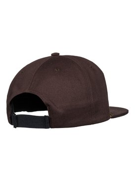 quiksilver, Fold Snapper - Gorra con Ajuste a Presión para Hombre, CHOCOLATE BROWN (csd0) Fold Snapper - Snapback Cap for Men AQYHA04001