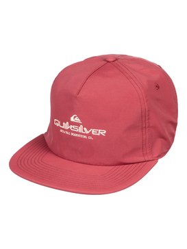 quiksilver, Men's Originator Snapback Hat, DUSTY CEDAR (mmr0) ORIGINATOR AQYHA04151