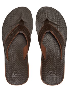 quiksilver, Мужские сандалии Carver Nubuck, BROWN/BROWN/BROWN (xccc) Carver Nubuck - Sandals AQYL100040