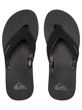 quiksilver, Island Oasis - Sandals, BLACK/GREEN/GREEN (xkgg) Island Oasis - Sandals AQYL100401