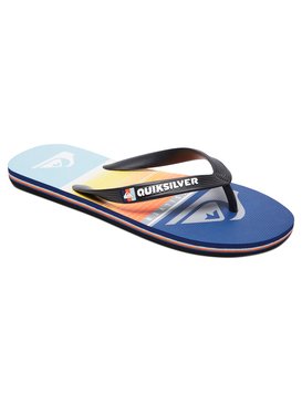 quiksilver, MOLOKAI HIGHLINE SLAB, BLACK/ORANGE/BLUE (xknb) MOLOKAI HIGHLINE SLAB AQYL100657
