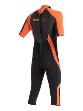 quiksilver, Короткий мужской гидрокостюм на спинной молнии Syncro 3/2mm, FLAME (nmj0) Syncro 3/2mm - Back Zip Springsuit AQYW303016