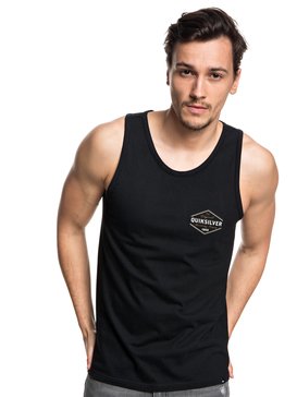 quiksilver, Men's Nowhere North Tank, BLACK (kvj0) NOWHERE NORTH TANK MT1 AQYZT05573