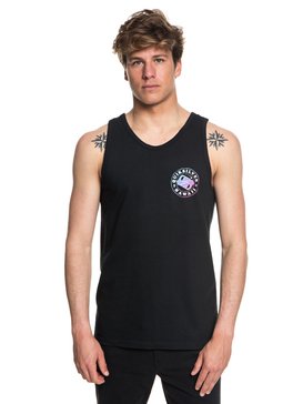 quiksilver, HI FLASHBACK TANK MT1, BLACK (kvj0) HI FLASHBACK TANK MT1 AQYZT05607