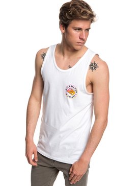 quiksilver, HI FLASHBACK TANK MT1, WHITE (wbb0) HI FLASHBACK TANK MT1 AQYZT05607