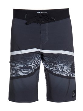 quiksilver, Boardshort Masculino Estampado Quiksilver, BLACK (blk) QK BOARDSHORT SLASH LOGO BR60012469