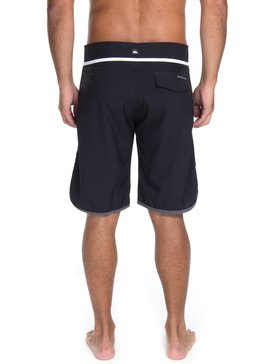 quiksilver, Bermuda Boardshort Scallop Silver 21" Quiksilver, BLACK* (blk) QK BOARDSHORT SCALLOP SILVER BR60012518