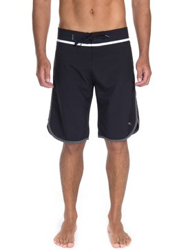 quiksilver, Bermuda Boardshort Scallop Silver 21" Quiksilver, BLACK* (blk) QK BOARDSHORT SCALLOP SILVER BR60012518