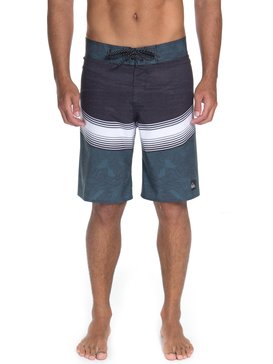 quiksilver, Bermuda Boardshort Division Print 21" Quiksilver, MALARD HEATHER* (mal) QK BOARDSHORT DIVISION PRINT PACK BR60012525