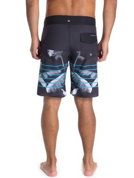 quiksilver, Bermuda Boardshort Highline Slab Island 20" Quiksilver, BLACK (blk) QK BOARDSHORT HIGHLINE ISLAND TIME BR60012527