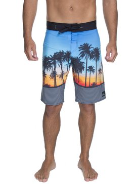 quiksilver, Bermuda Boardshort Sunset Vibes 22" Quiksilver, NAVY (nvy) QK BOARDSHORT SUNSET VIBES BR60012534