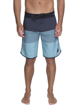 quiksilver, Bermuda Boardshort Highline Tijuana Scallop 20" Quiksilver, BLACK (blk) QK BOARDSHORT TIJUANA SCALLOP BR60012540