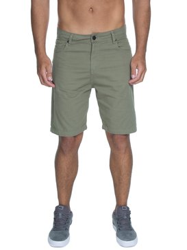 quiksilver, Bermuda Masculina Slim Sarja Leve Quiksilver, PINHO* (pin) QK BERMUDA WALK COLOR BR60021540