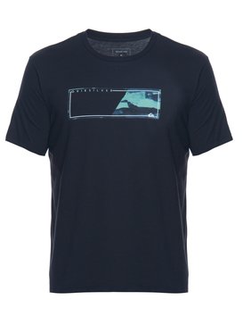 quiksilver, Camiseta Masculina Manga Curta Estampa Frontal Quiksilver, BLACK (blk) QK CAM BAS M/C BLUE BOX BR61114305