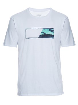 quiksilver, Camiseta Masculina Manga Curta Estampa Frontal Quiksilver, WHITE* (wht) QK CAM BAS M/C BLUE BOX BR61114305