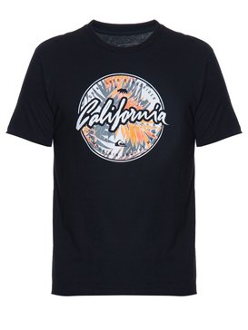 quiksilver, Camiseta Masculina Manga Curta Estampa Frontal Quiksilver, BLACK (blk) QK CAM BAS M/C CA CIRCLE BR61114316