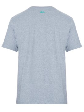 quiksilver, Camiseta Masculina Manga Curta Estampa Frontal Quiksilver, MESCLA CLARO* (mes) QK CAM BAS M/C SURF COMPANY BR61114330