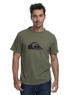quiksilver, Camiseta Manga Curta Regular Fit Logo Color Quiksilver, ARMY* (arm) QK CAM BAS M/C LOGO COLOR BR61114403