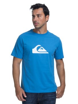 quiksilver, Camiseta Manga Curta Regular Fit Logo Color Quiksilver, COBALT * (cbl) QK CAM BAS M/C LOGO COLOR BR61114403