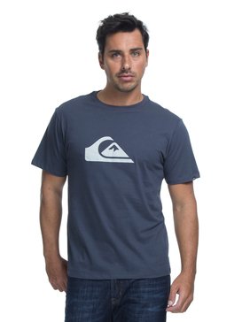 quiksilver, Camiseta Manga Curta Regular Fit Logo Color Quiksilver, NAVY HEATHER* (nav) QK CAM BAS M/C LOGO COLOR BR61114403