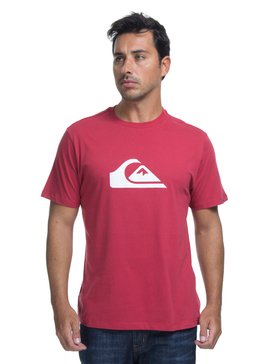 quiksilver, Camiseta Manga Curta Regular Fit Logo Color Quiksilver, RED (red) QK CAM BAS M/C LOGO COLOR BR61114403