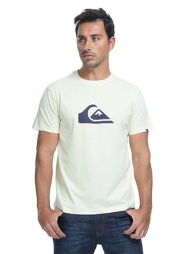 quiksilver, Camiseta Manga Curta Regular Fit Logo Color Quiksilver, SUN* (sun) QK CAM BAS M/C LOGO COLOR BR61114403