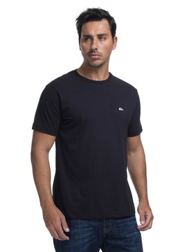 quiksilver, Camiseta Manga Curta Regular Fit Embroyed Basic Quiksilver, BLACK* (blk) QK CAM BAS M/C EMBROYED BASIC BR61114404