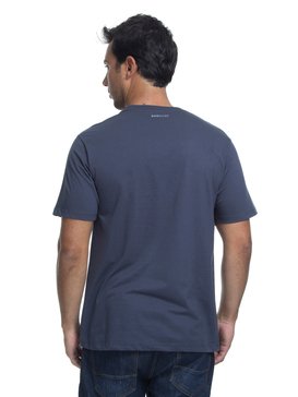 quiksilver, Camiseta Manga Curta Regular Fit Embroyed Color Quiksilver, NAVY HEATHER* (nav) QK CAM BAS M/C EMBROYED COLOR BR61114405