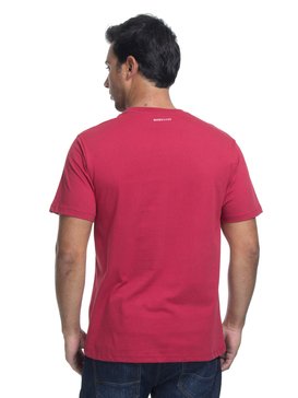 quiksilver, Camiseta Manga Curta Regular Fit Embroyed Color Quiksilver, RED (red) QK CAM BAS M/C EMBROYED COLOR BR61114405