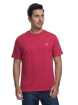 quiksilver, Camiseta Manga Curta Regular Fit Embroyed Color Quiksilver, RED (red) QK CAM BAS M/C EMBROYED COLOR BR61114405