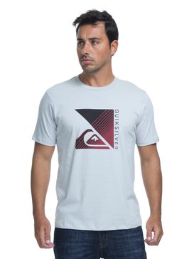 quiksilver, Camiseta Manga Curta Regular Fit Graus Quiksilver, SILVER* (sil) QK CAM BAS M/C GRAUS BR61114411