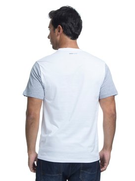 quiksilver, Camiseta Manga Curta Regular Fit Though Luck Quiksilver, WHITE (wht) QK CAM BAS M/C TOUGH LUCK BR61114414