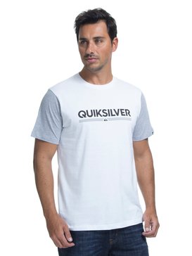 quiksilver, Camiseta Manga Curta Regular Fit Though Luck Quiksilver, WHITE (wht) QK CAM BAS M/C TOUGH LUCK BR61114414