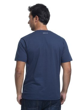 quiksilver, Camiseta Manga Curta Regular Fit Sauna Stars Quiksilver, NAVY HEATHER* (nvy) QK CAM BAS M/C SAUNA STARS BR61114416
