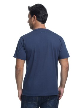 quiksilver, Camiseta Manga Curta Regular Fit Waves Ahead Quiksilver, NAVY HEATHER* (nvy) QK CAM BAS M/C WAVES AHEAD BR61114422
