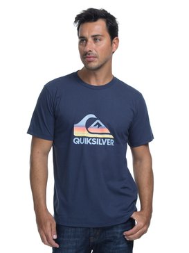 quiksilver, Camiseta Manga Curta Regular Fit Waves Ahead Quiksilver, NAVY HEATHER* (nvy) QK CAM BAS M/C WAVES AHEAD BR61114422