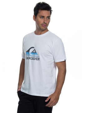 quiksilver, Camiseta Manga Curta Regular Fit Waves Ahead Quiksilver, WHITE (wht) QK CAM BAS M/C WAVES AHEAD BR61114422
