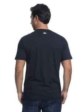 quiksilver, Camiseta Manga Curta Regular Fit Revenge Quiksilver, TRUE BLAK / BALTIC BLUE (blk) QK CAM BAS M/C REVENGE BR61114432